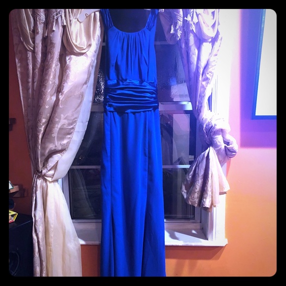 Long blue dress - Picture 1 of 3